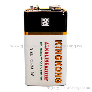 Alkaline Dry Battery with 9V High-voltage and CE, RoHS Marks
